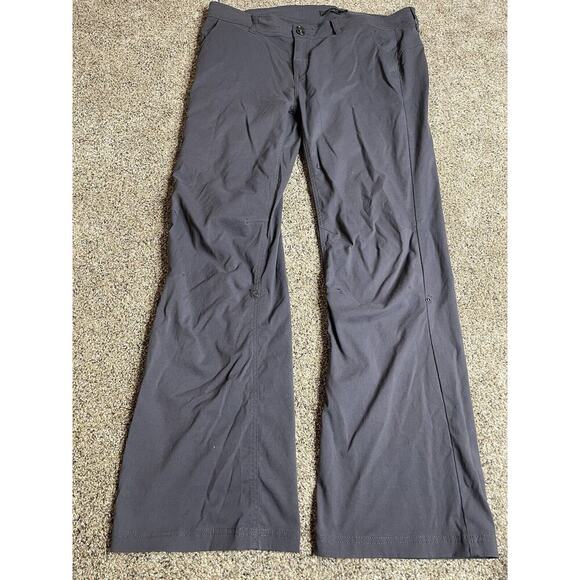 Prana Size 16 Gray Convertible Outdoor Hiking Athletic Pants Womens - Picture 1 of 9